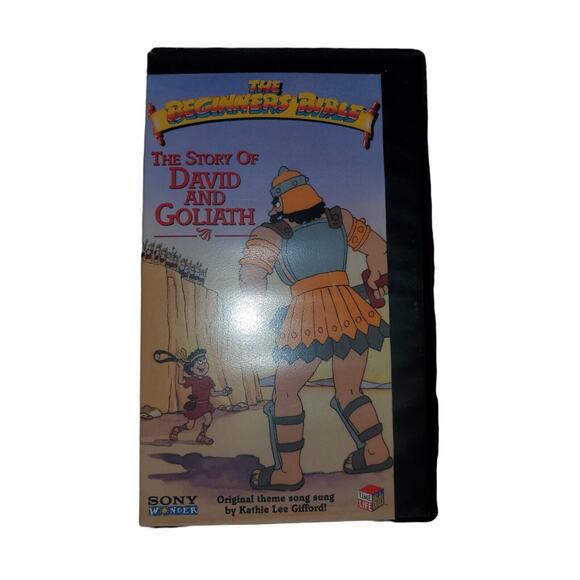 The Beginners Bible VHS Tape lot of 3 Noah's Ark/Daniel&Lion's Den David&Goliath - Picture 2 of 4